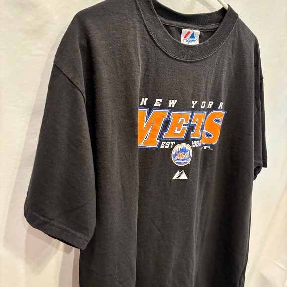 Majestic New York Mets MLB Est. 1962 Baseball Retro Graphic Tee T-Shirt Size L - Picture 5 of 11